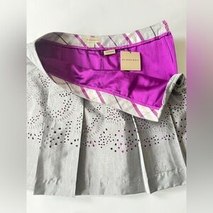 Burberry Youth Pleated Skirt